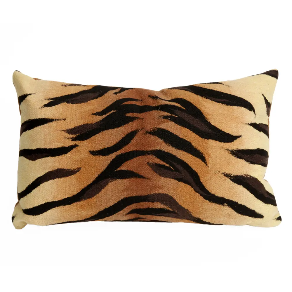 Liora Manne Visions I Tiger Indoor/Outdoor Pillow Brown 12