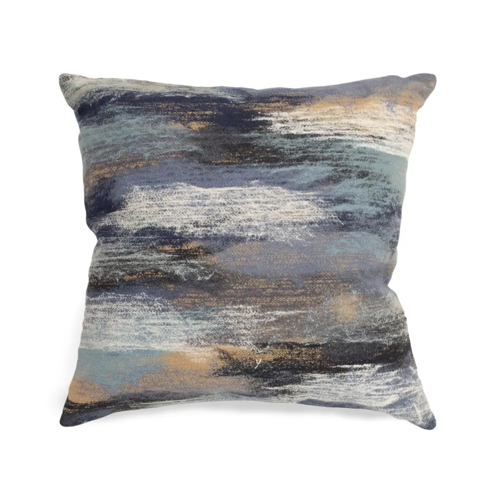 Liora Manne Visions I Vista Indoor/Outdoor Pillow Denim 20
