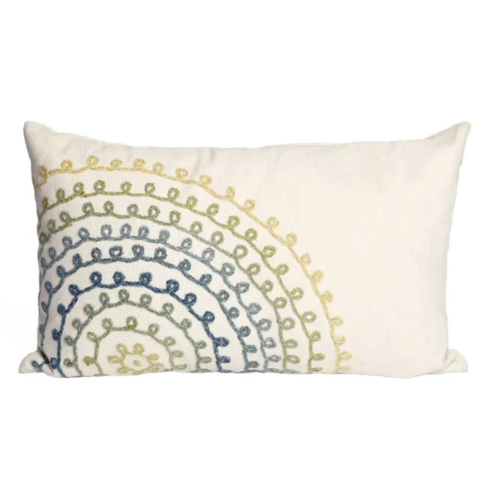 Liora Manne Visions III Ombre Threads Indoor/Outdoor Pillow Cool 12