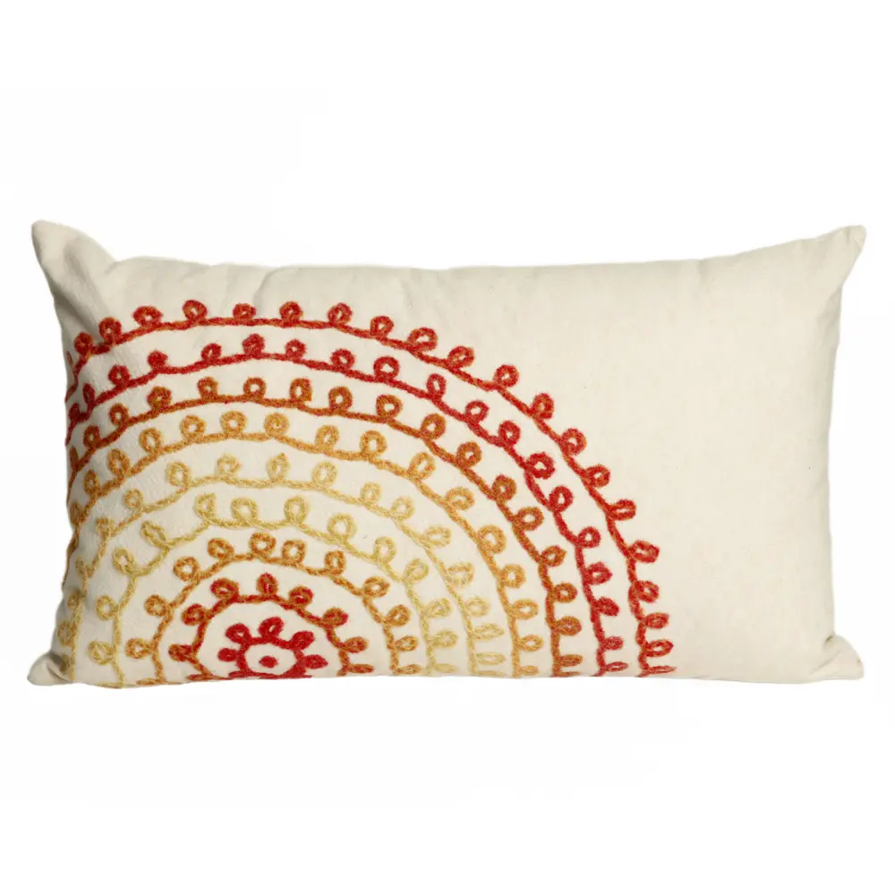 Liora Manne Visions III Ombre Threads Indoor/Outdoor Pillow Warm 12