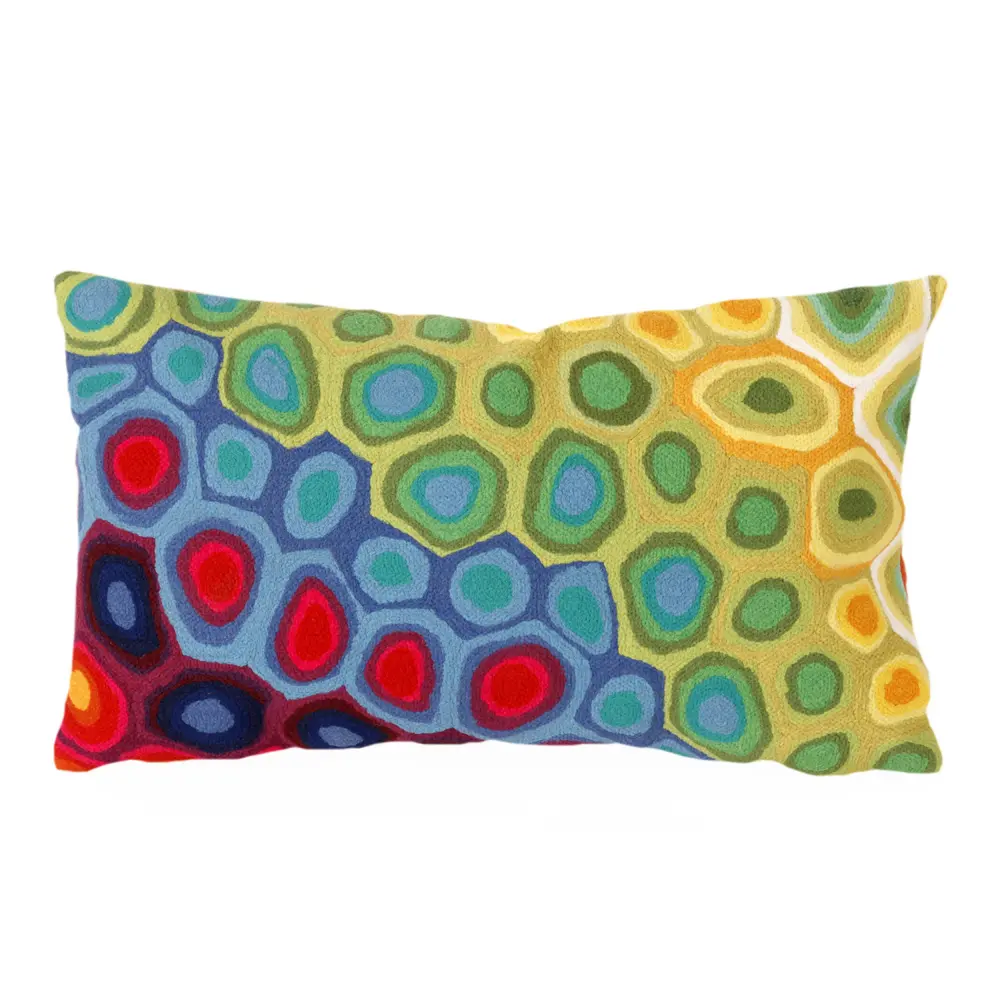 Liora Manne Visions III Pop Swirl Indoor/Outdoor Pillow Multi 12