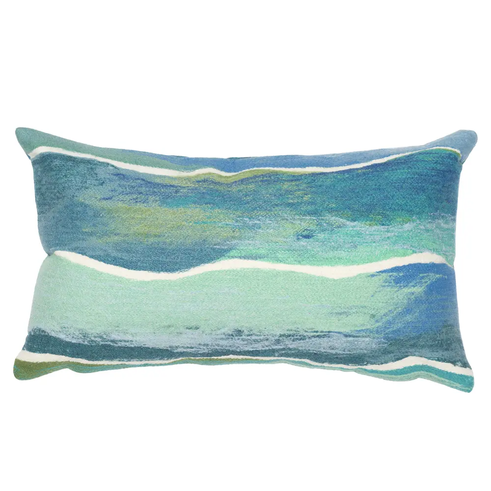 Liora Manne Visions IV Swell Indoor/Outdoor Pillow Pool 12