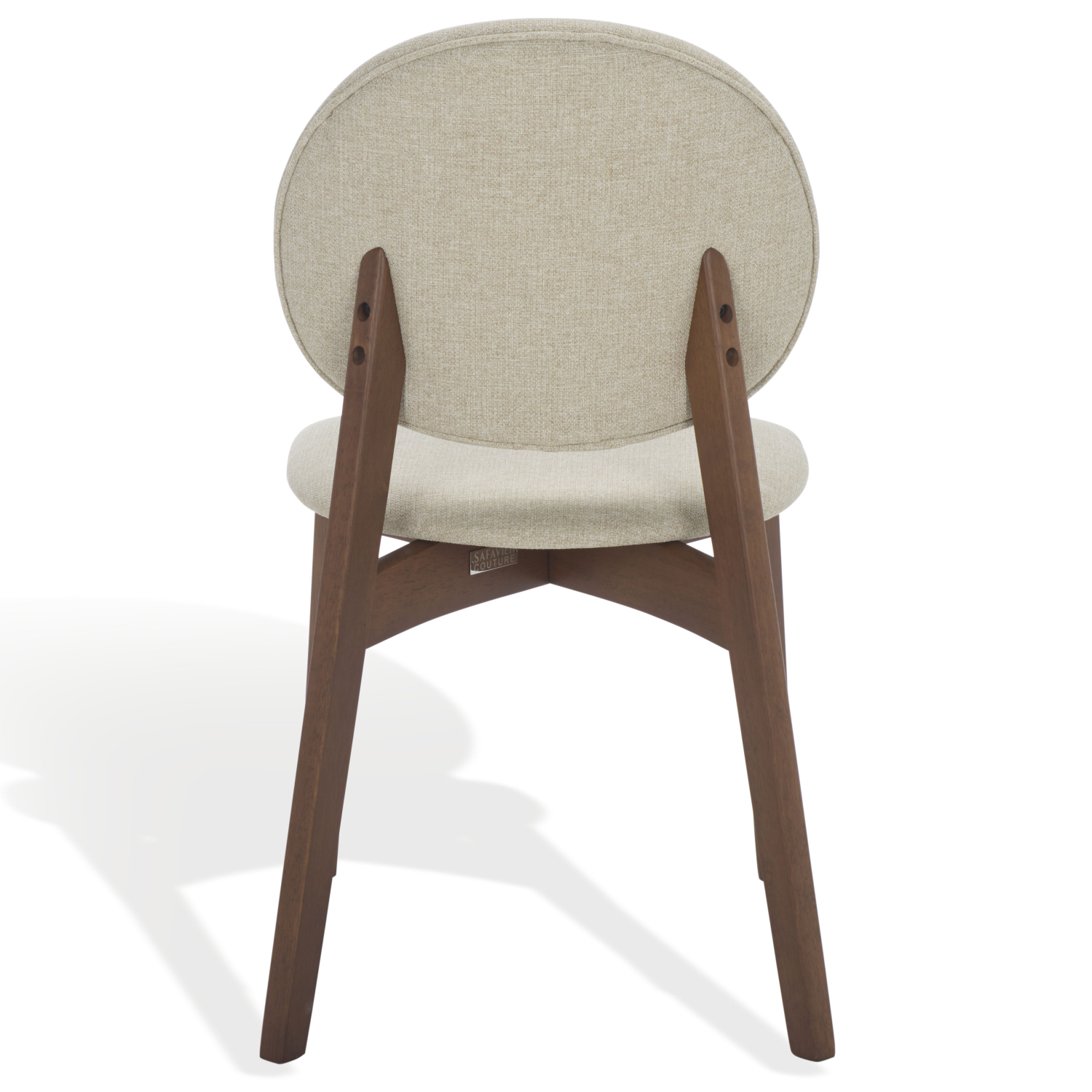 Kayleen Wood And Linen Dining Chair