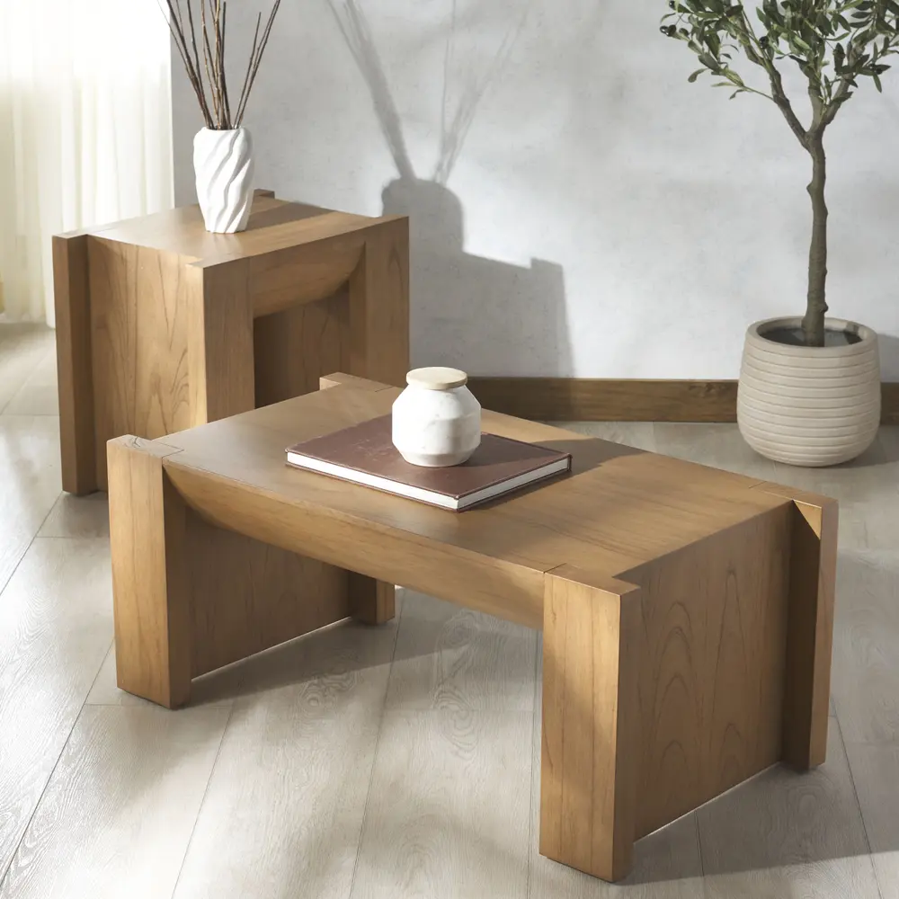 Jessandria Wood Coffee Table