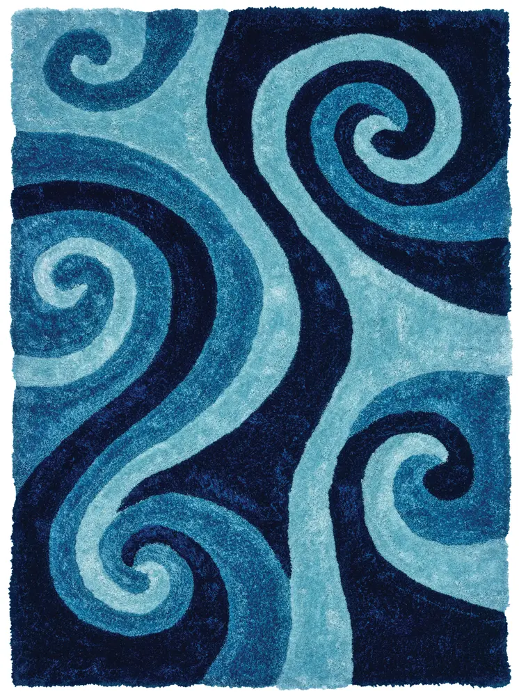 United Weavers Finesse Chimes Blue Accent Rug  1'10