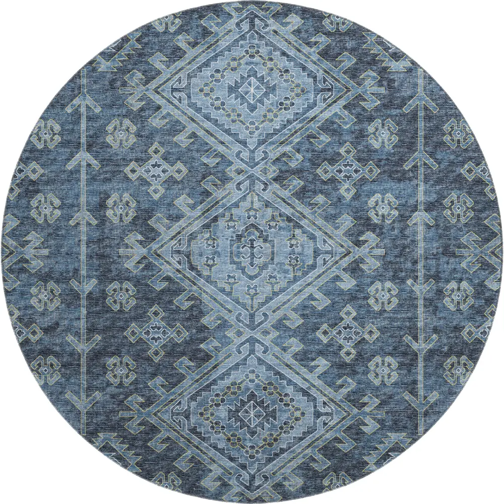 Mayfield AMF73 Blue 8' x 8' Rug
