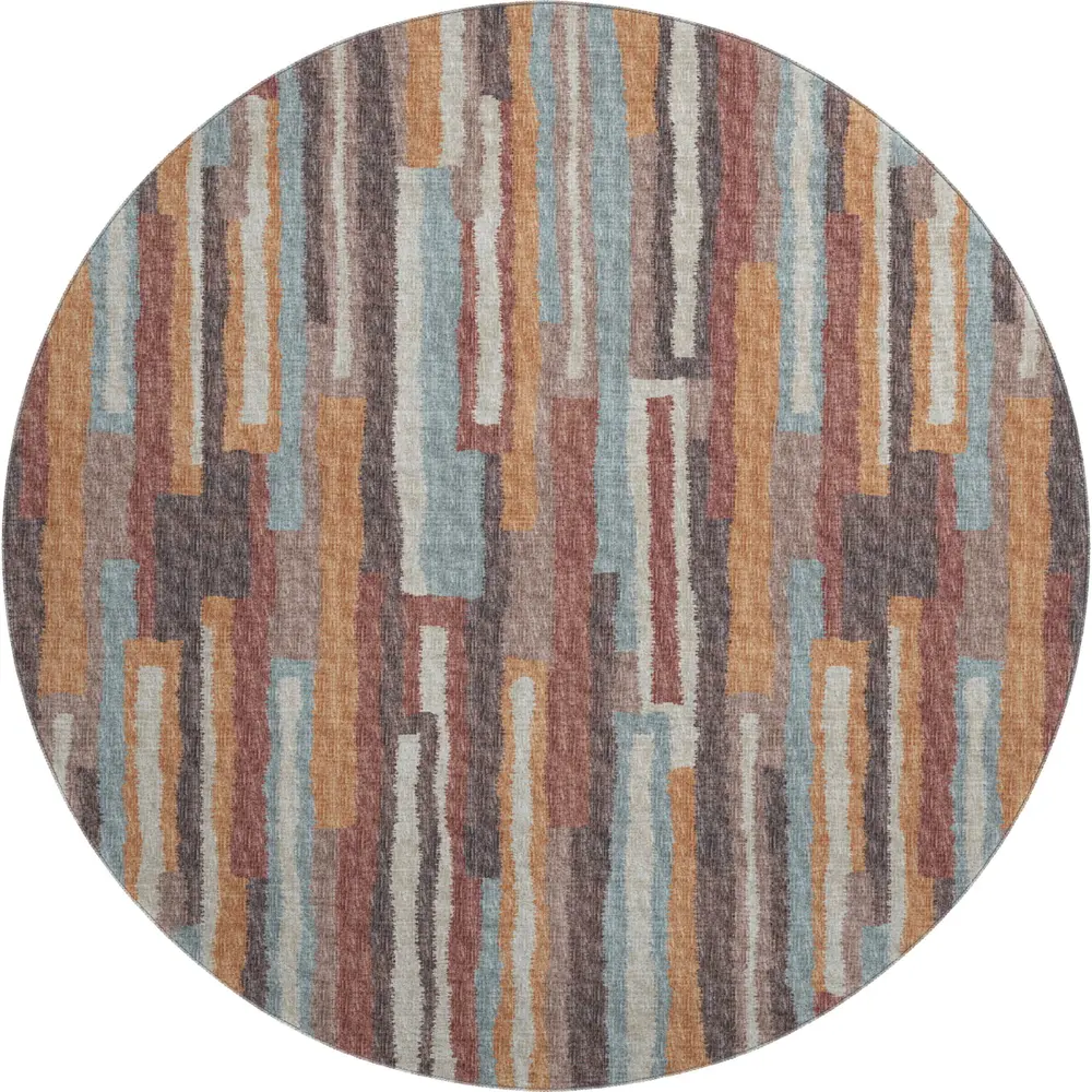 Mayfield AMF78 Paprika 8' x 8' Rug