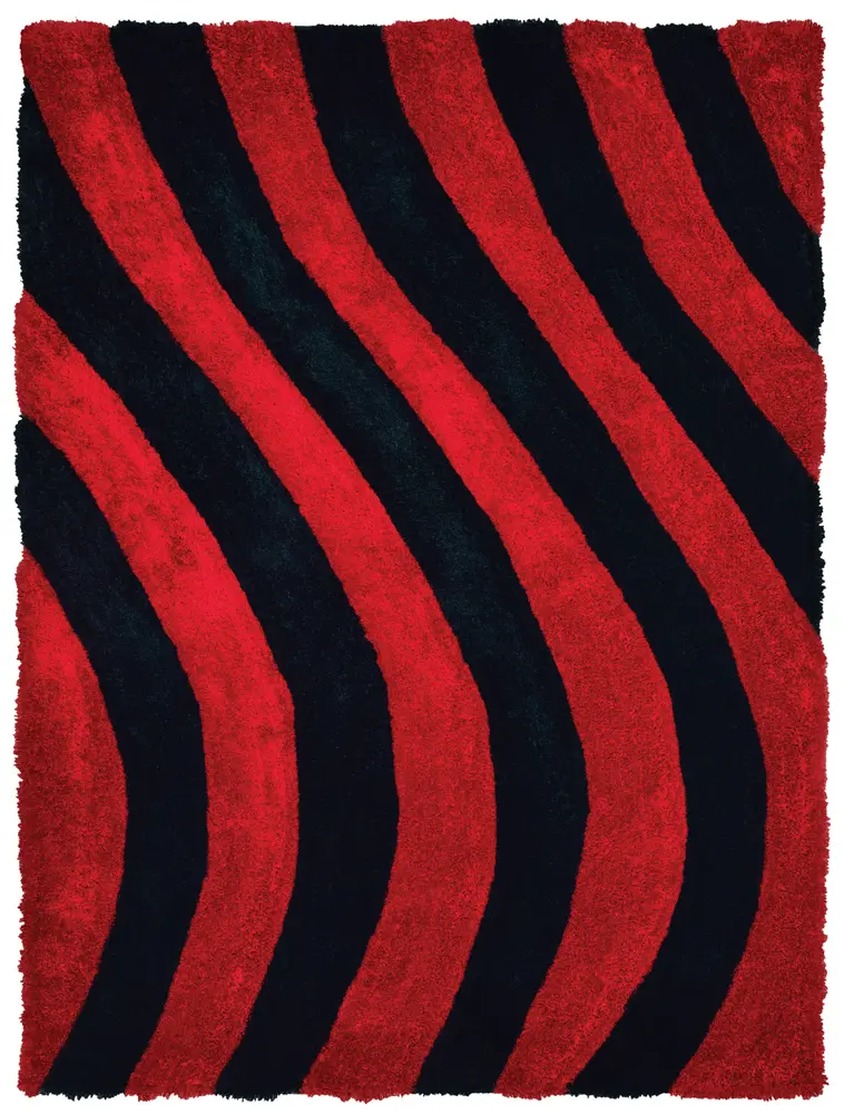 United Weavers Finesse Streamer Red Accent Rug  1'10