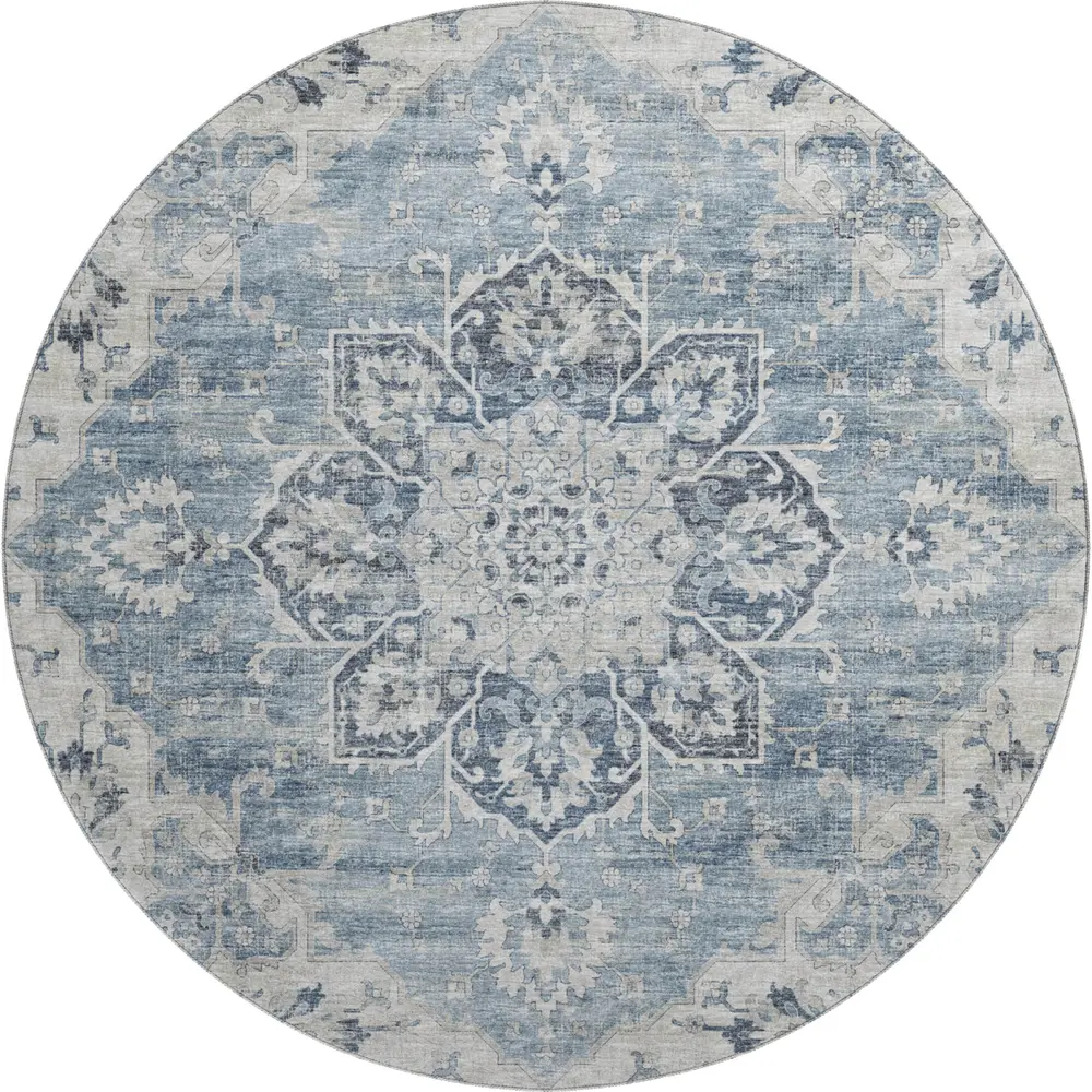 Mayfield AMF93 Blue 8' x 8' Rug