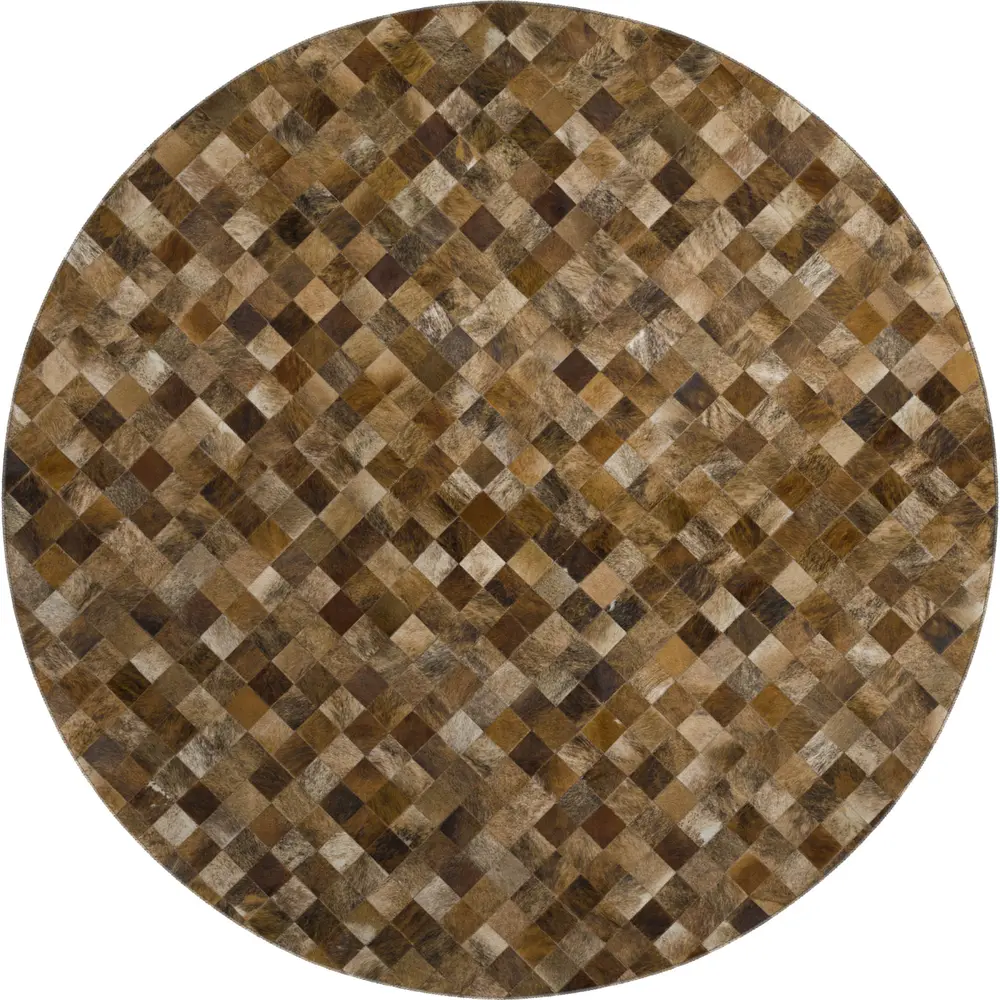 Mayfield AMF98 Brown 8' x 8' Rug