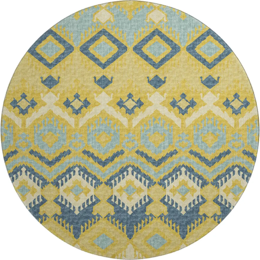 Mayfield AMF108 Yellow 8' x 8' Rug