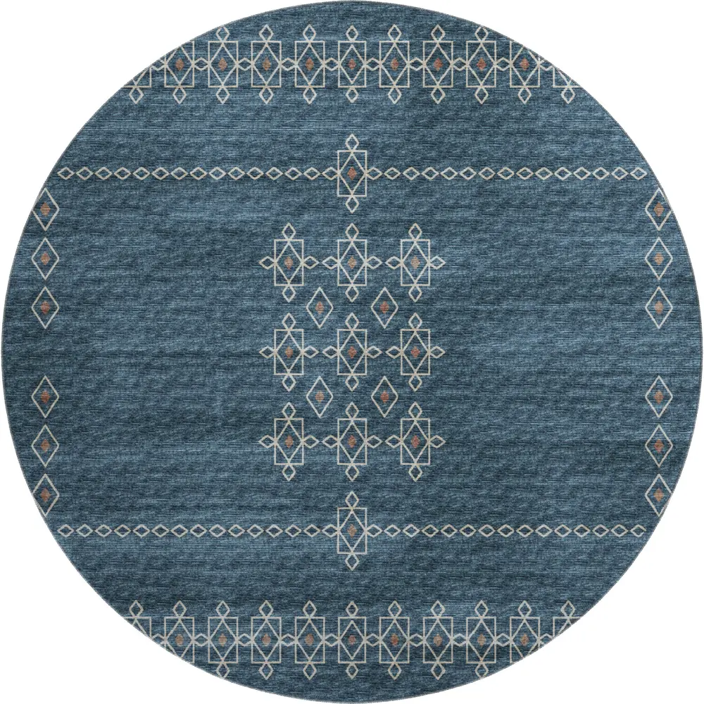 Mayfield AMF109 Blue 8' x 8' Rug