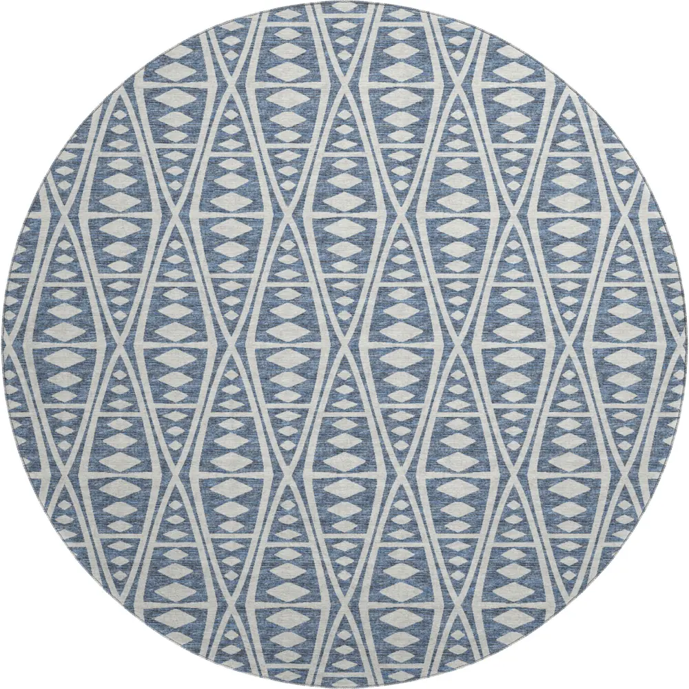 Mayfield AMF112 Blue 8' x 8' Rug