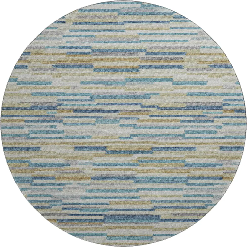 Mayfield AMF114 Blue 8' x 8' Rug