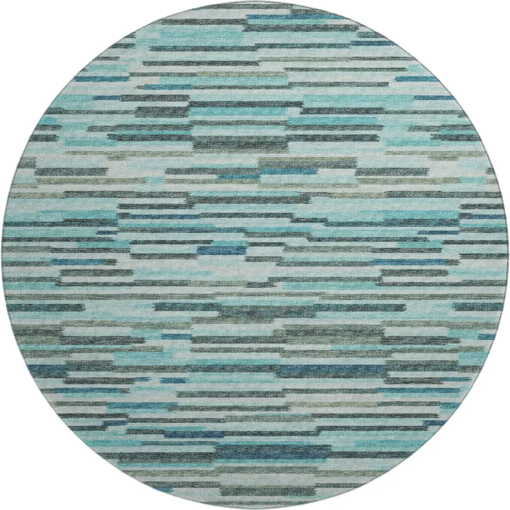 Mayfield AMF114 Turquoise 8' x 8' Rug