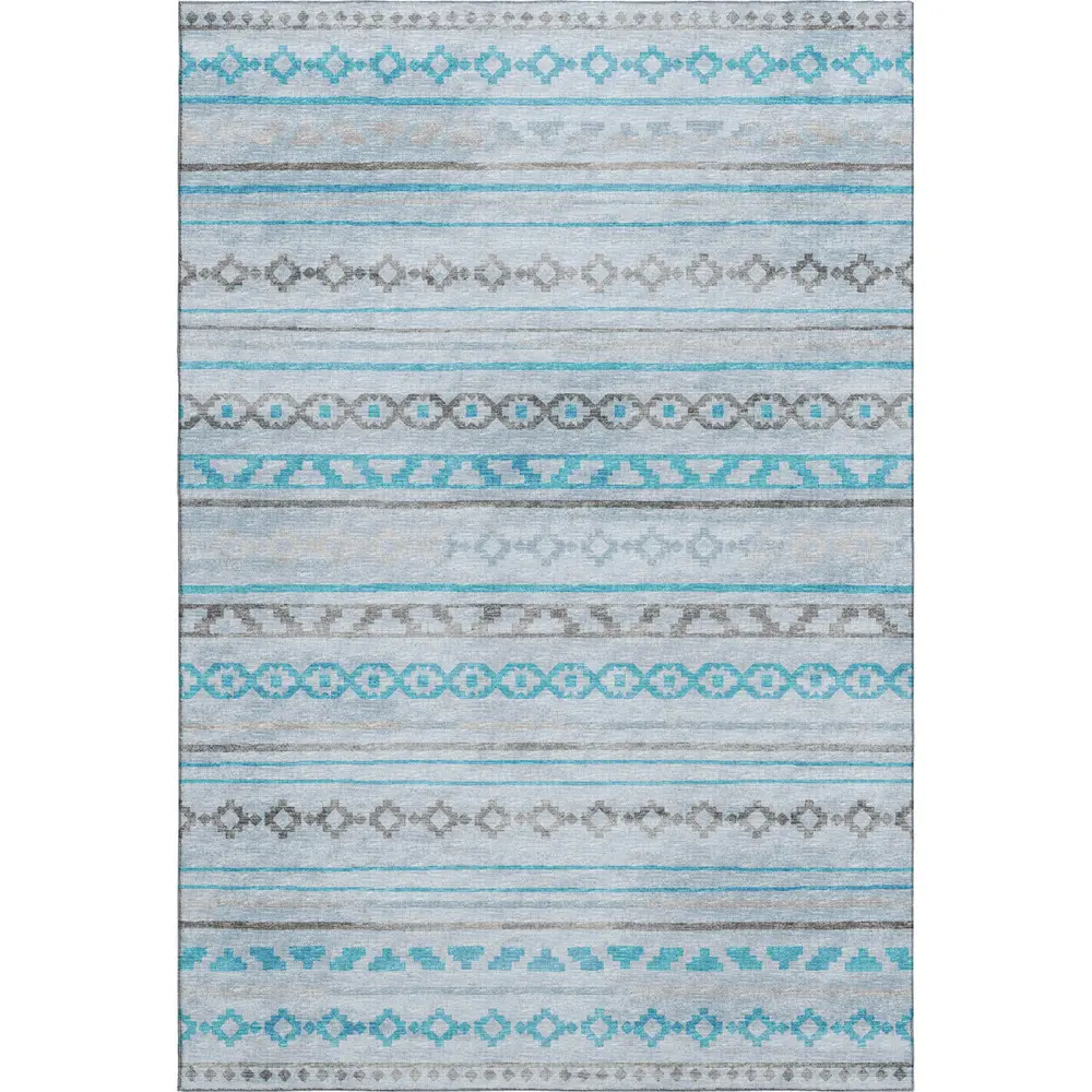 Mayfield AMF116 Turquoise 9' x 12' Rug
