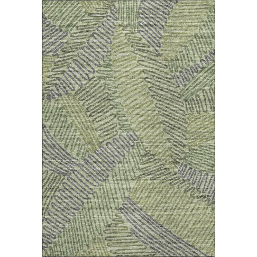 Mayfield AMF117 Green 9' x 12' Rug