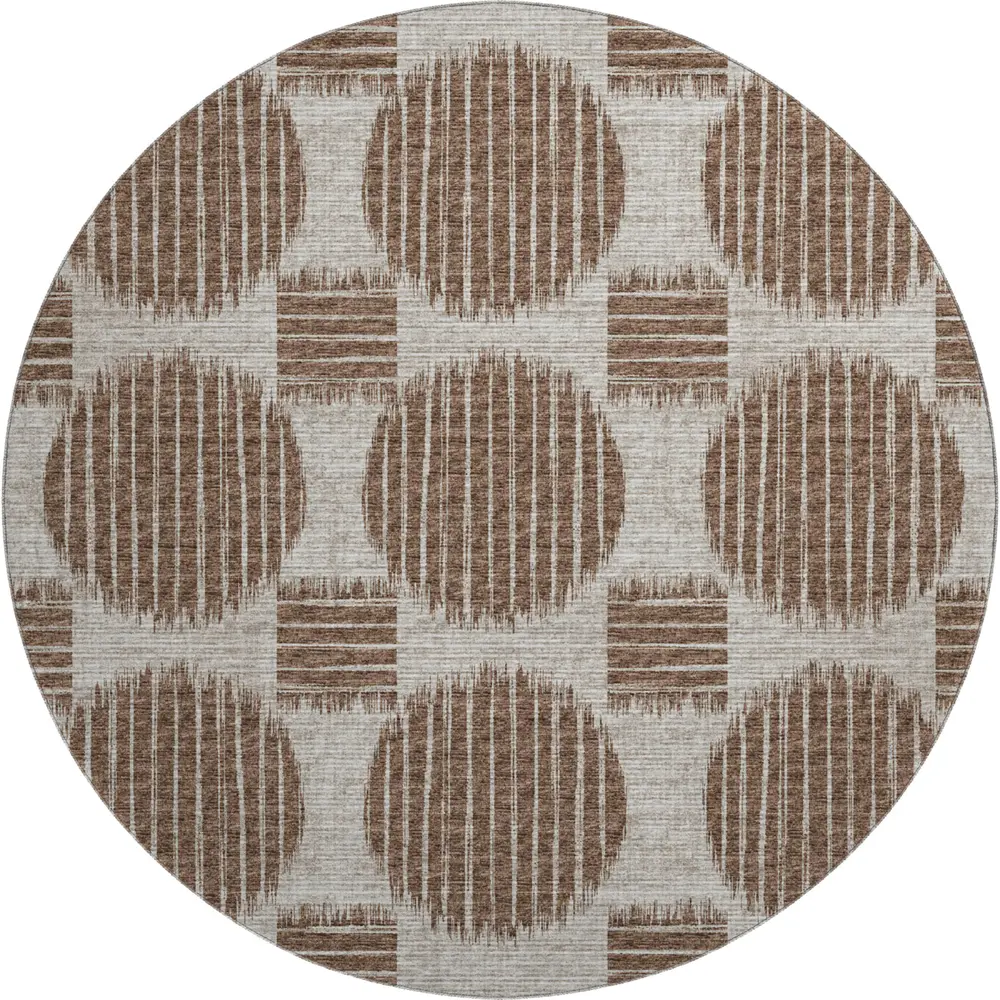 Mayfield AMF119 Brown 8' x 8' Rug