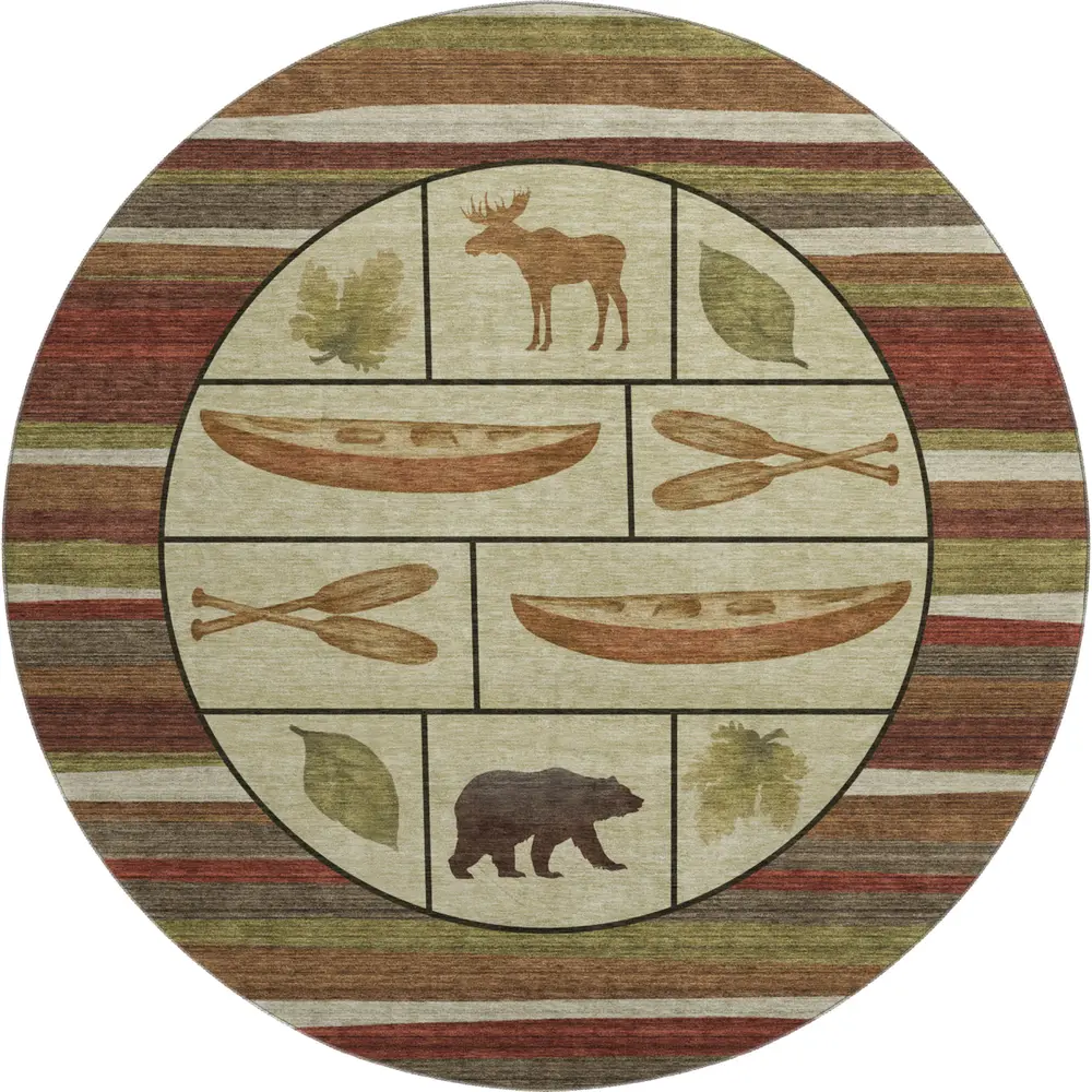 Mayfield AMF143 Multi 8' x 8' Rug