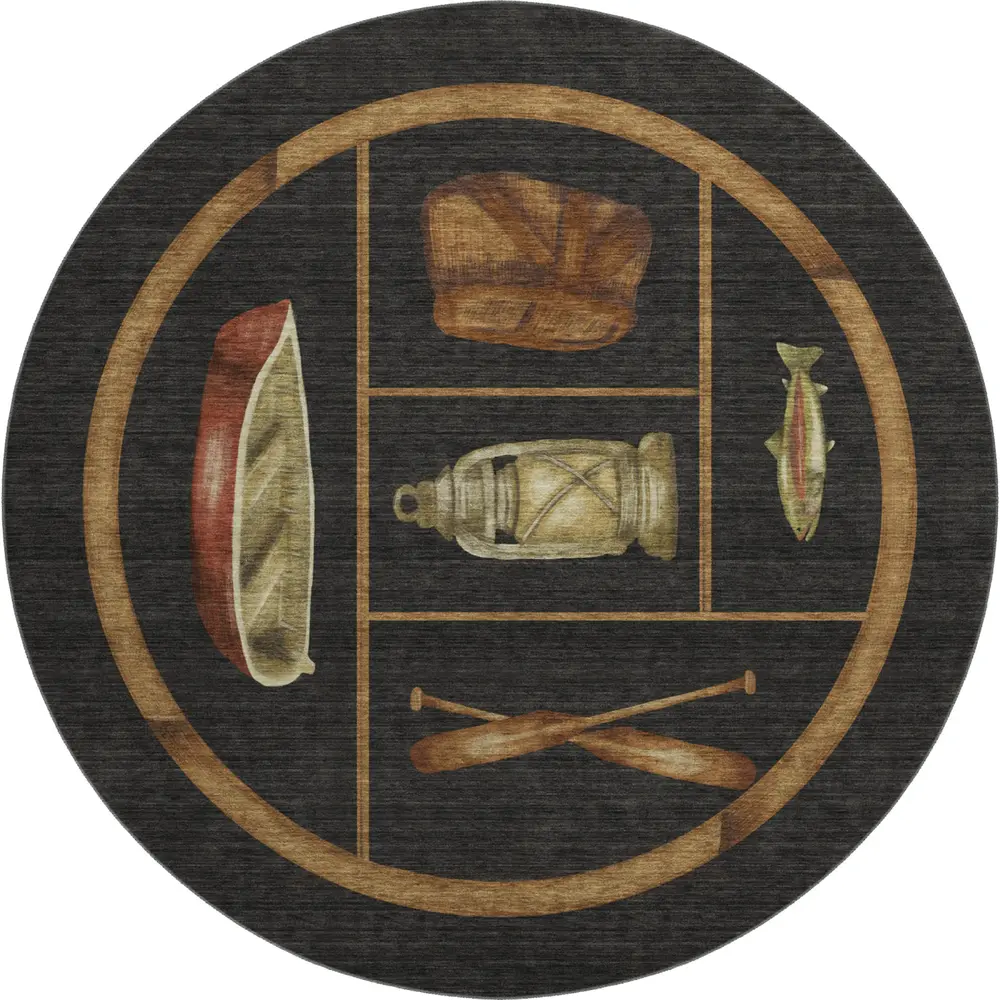 Mayfield AMF144 Midnight 8' x 8' Rug