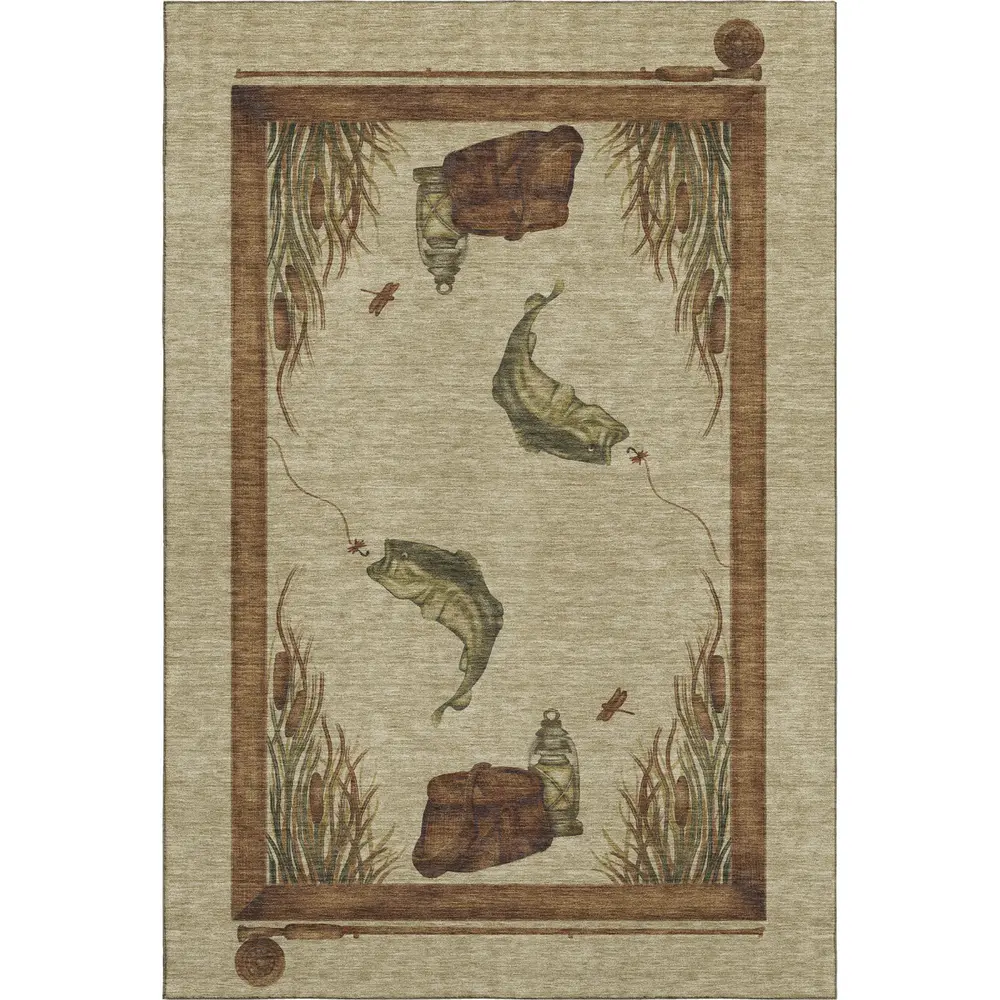 Mayfield AMF145 Khaki 8' x 10' Rug
