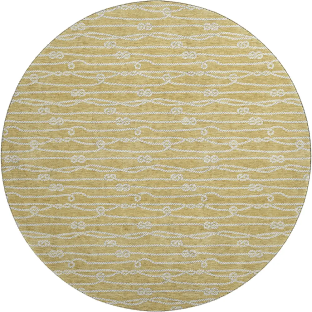 Mayfield AMF152 Gold 8' x 8' Rug