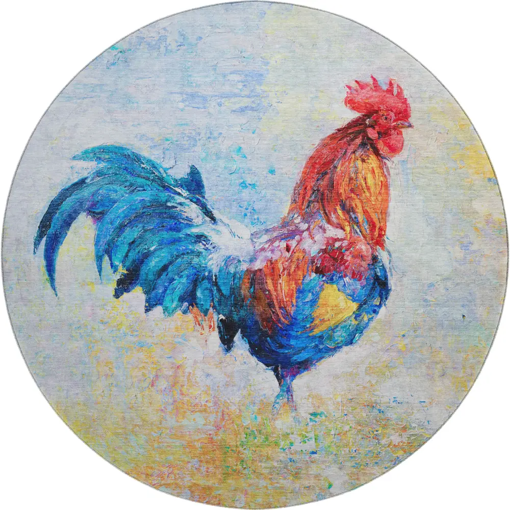 Mayfield AMF156 Blue 8' x 8' Rug