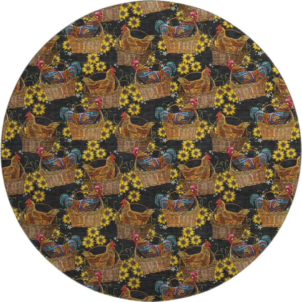 Mayfield AMF157 Midnight 8' x 8' Rug