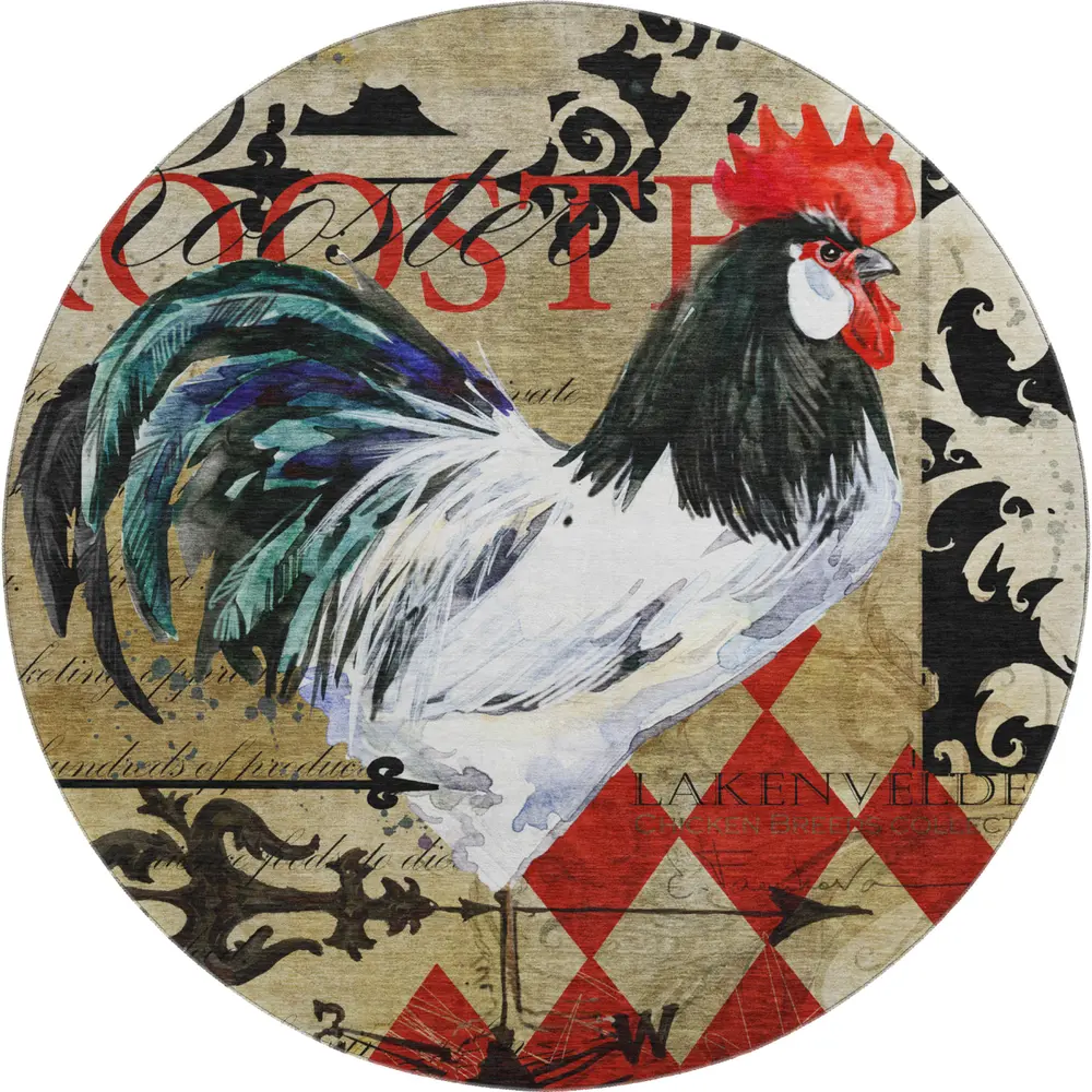 Mayfield AMF158 Midnight 8' x 8' Rug