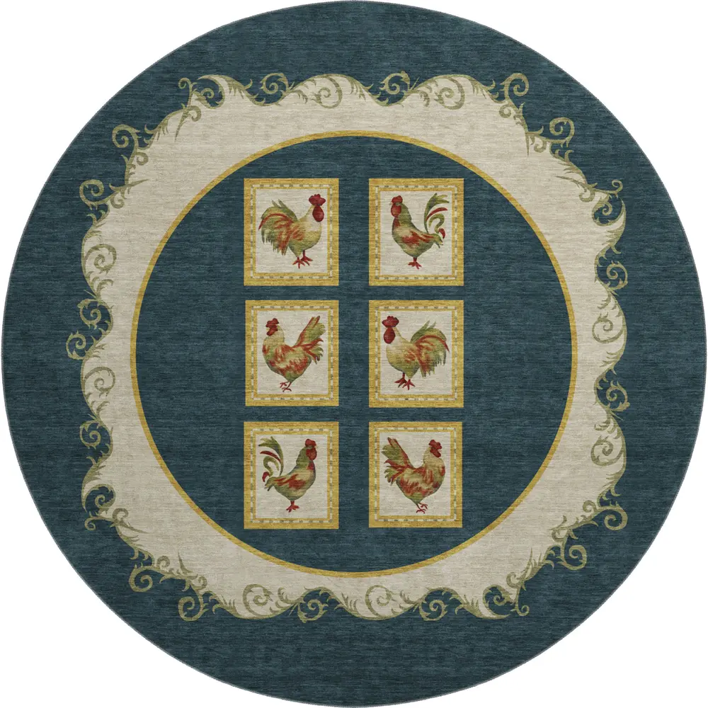 Mayfield AMF159 Midnight 8' x 8' Rug