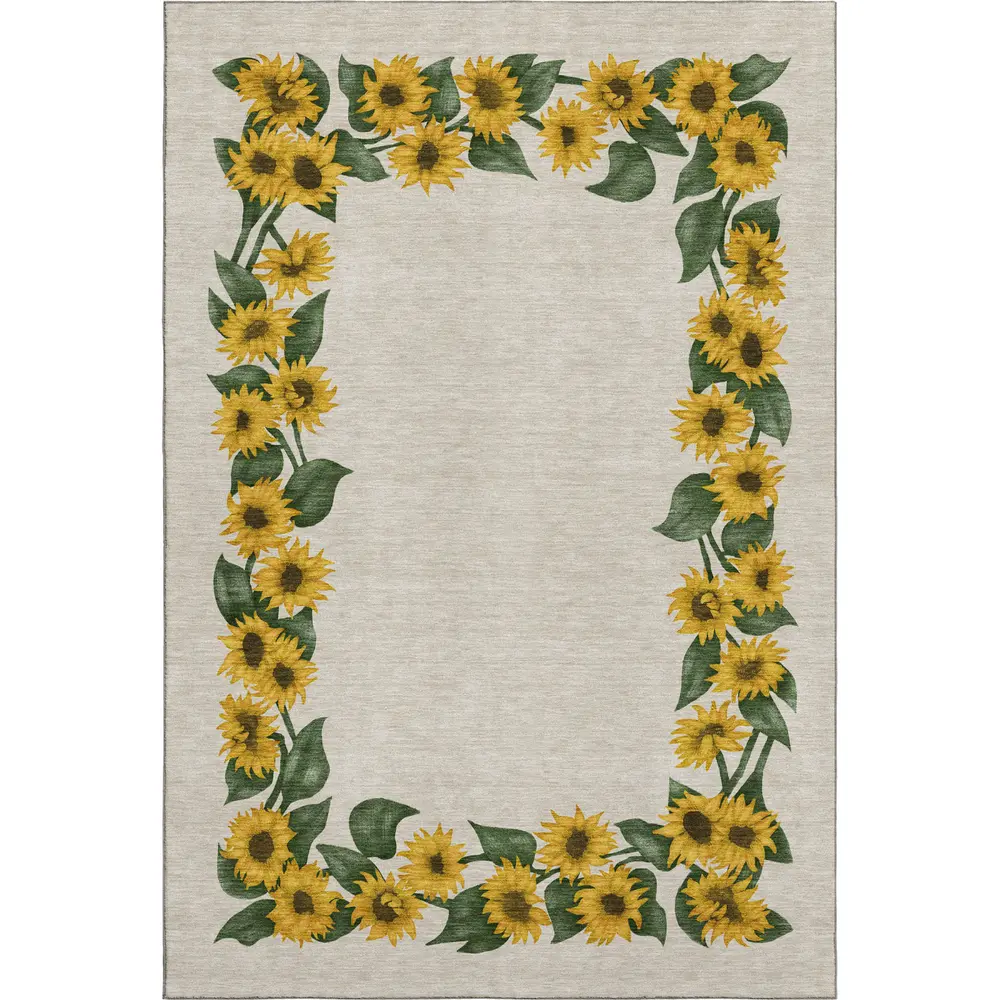 Mayfield AMF172 Yellow 10' x 14' Rug