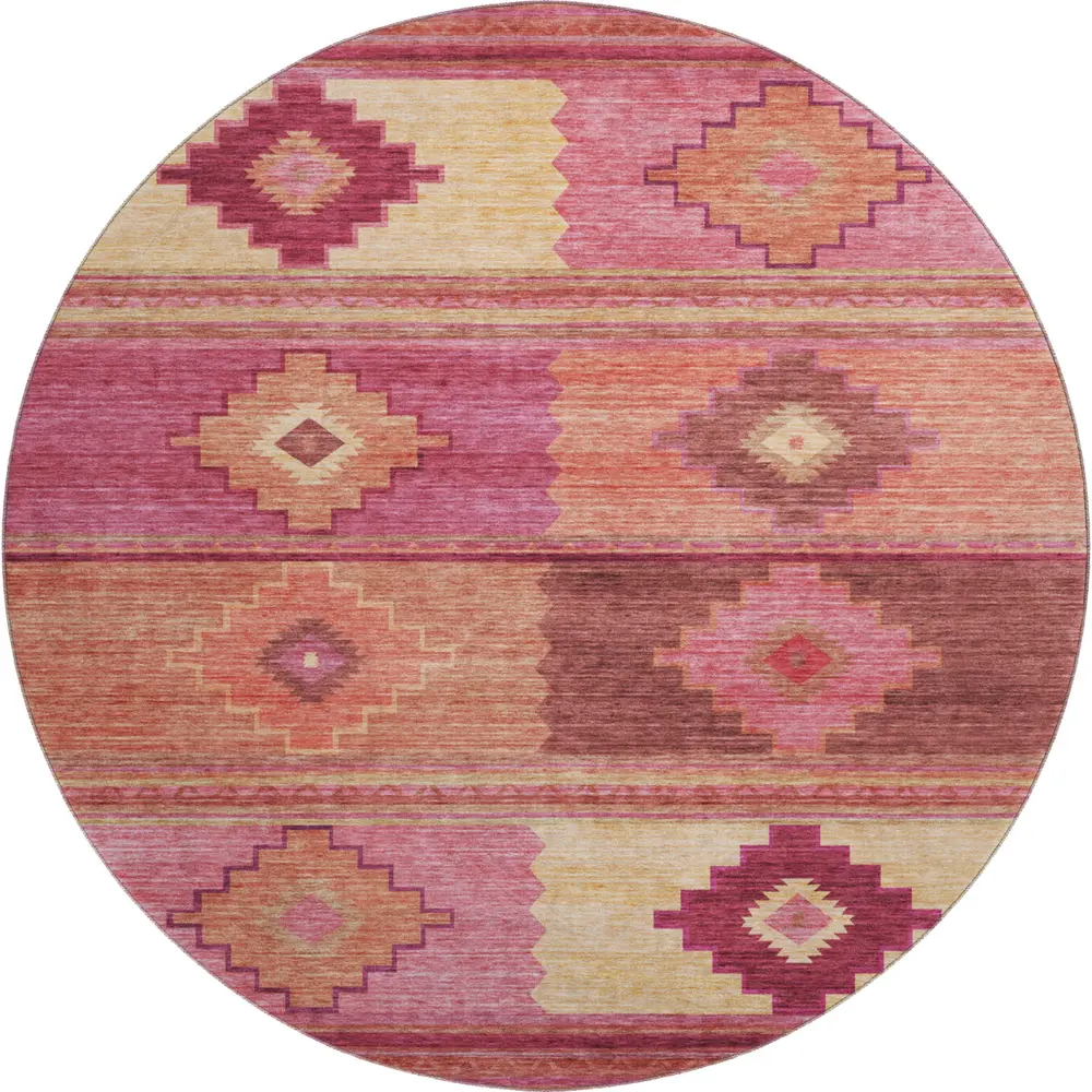Mayfield AMF176 Pink 8' x 8' Rug
