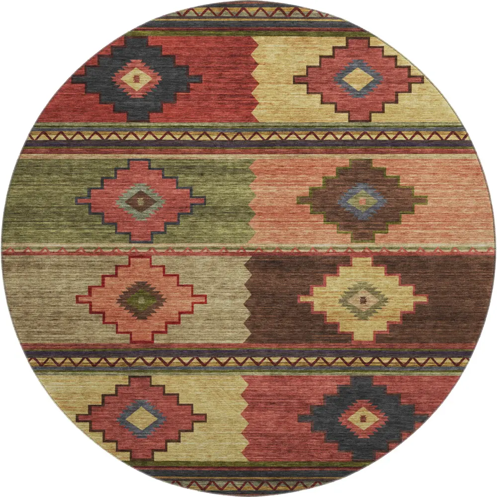 Mayfield AMF176 Paprika 8' x 8' Rug