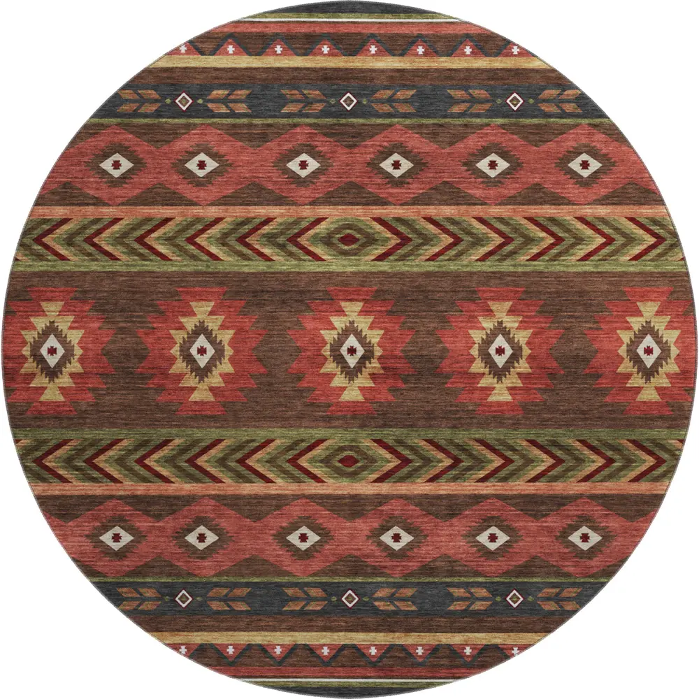 Mayfield AMF178 Brown 8' x 8' Rug