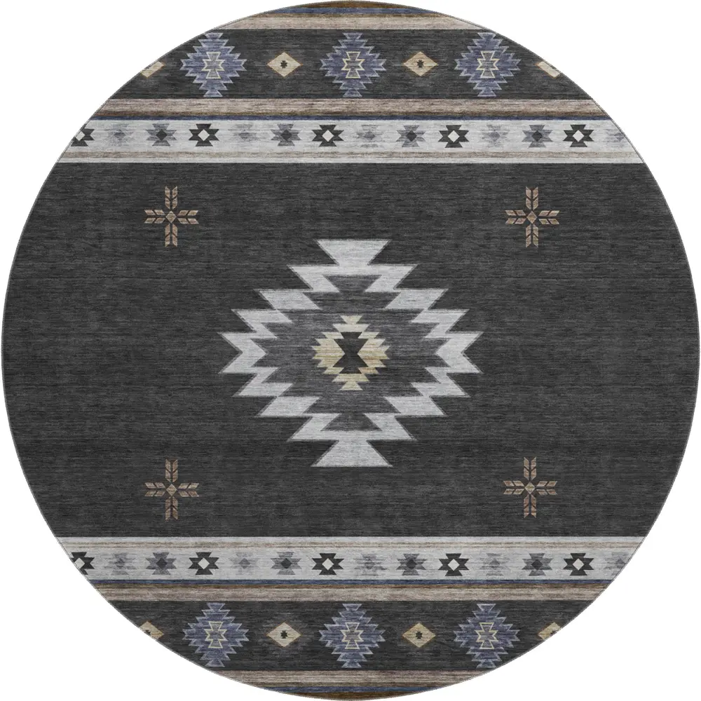 Mayfield AMF179 Midnight 8' x 8' Rug