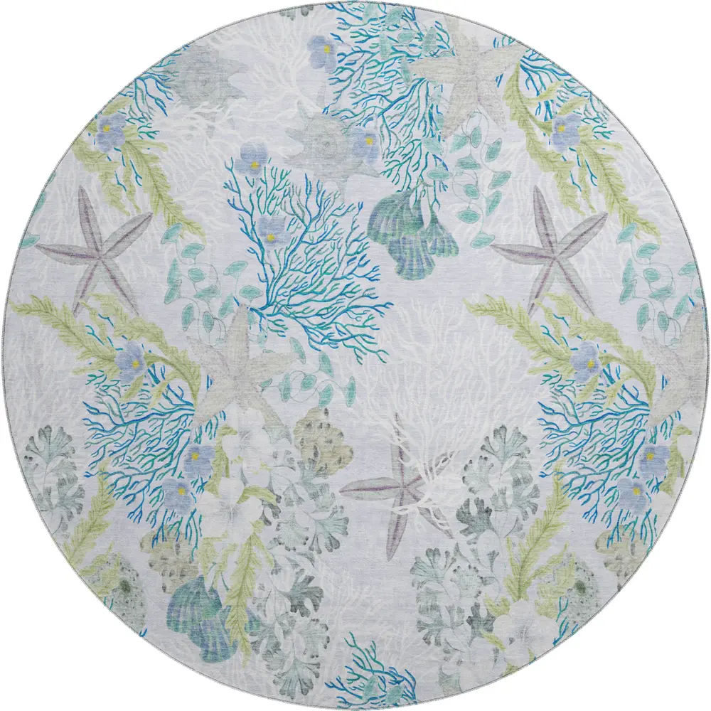 Mayfield AMF180 Aqua 8' x 8' Rug