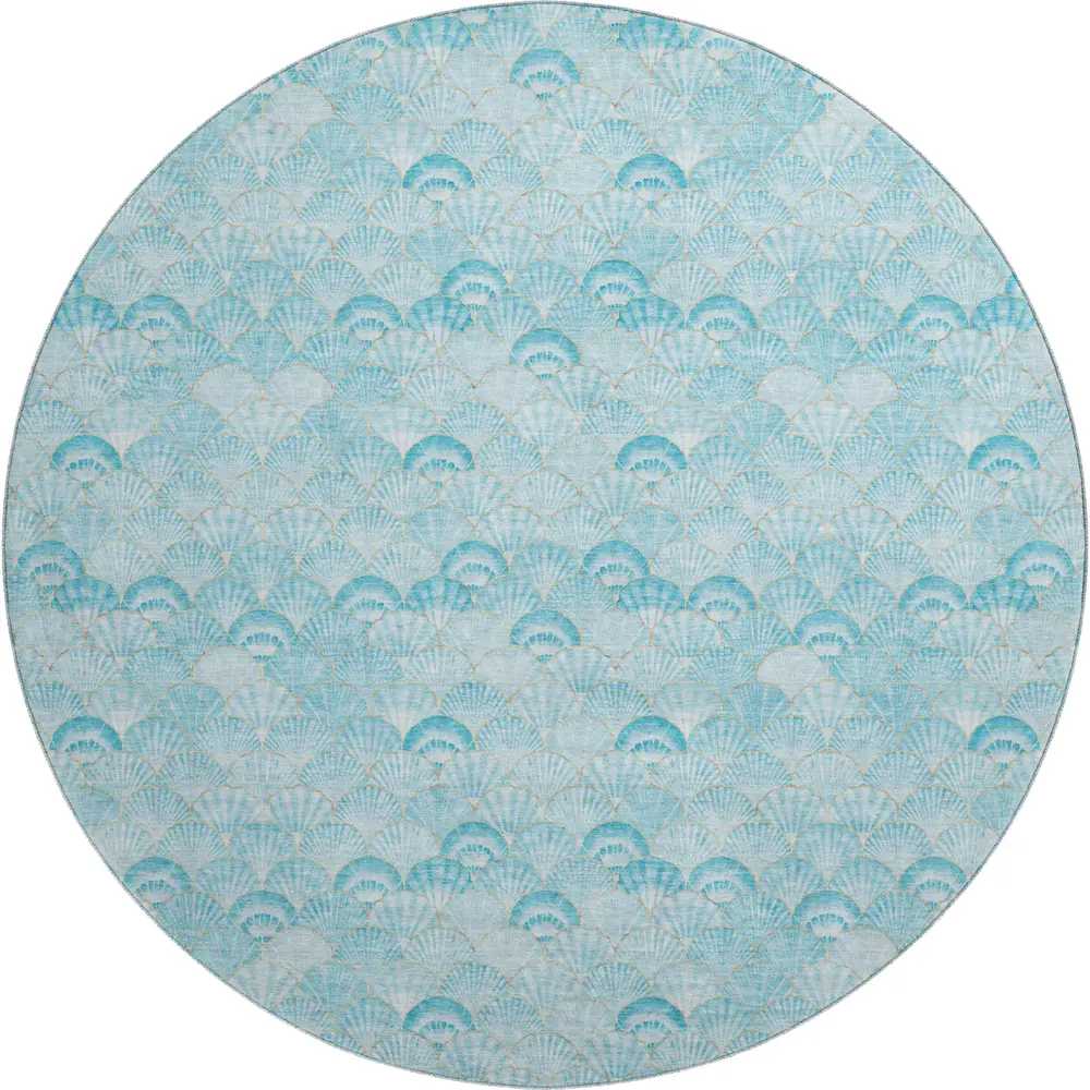 Mayfield AMF181 Aqua 8' x 8' Rug