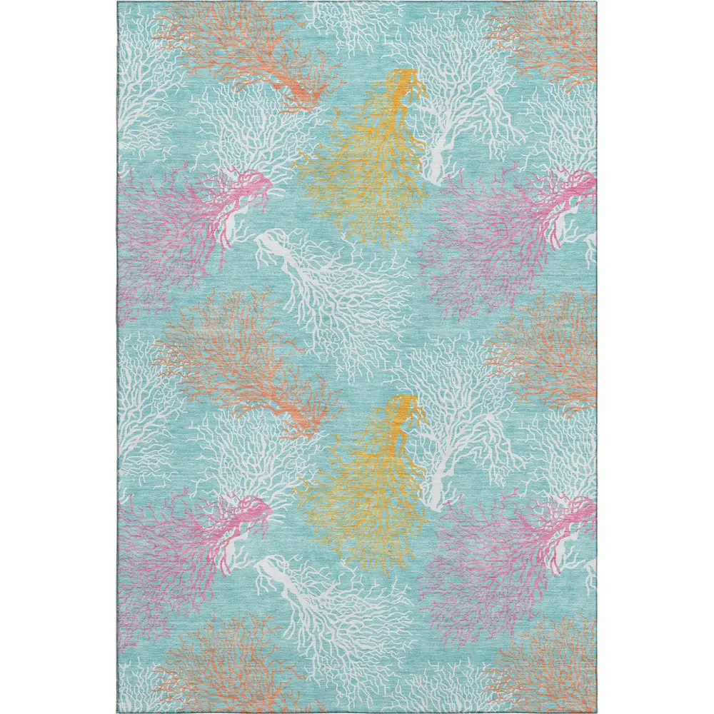 Mayfield AMF182 Aqua 3' x 5' Rug