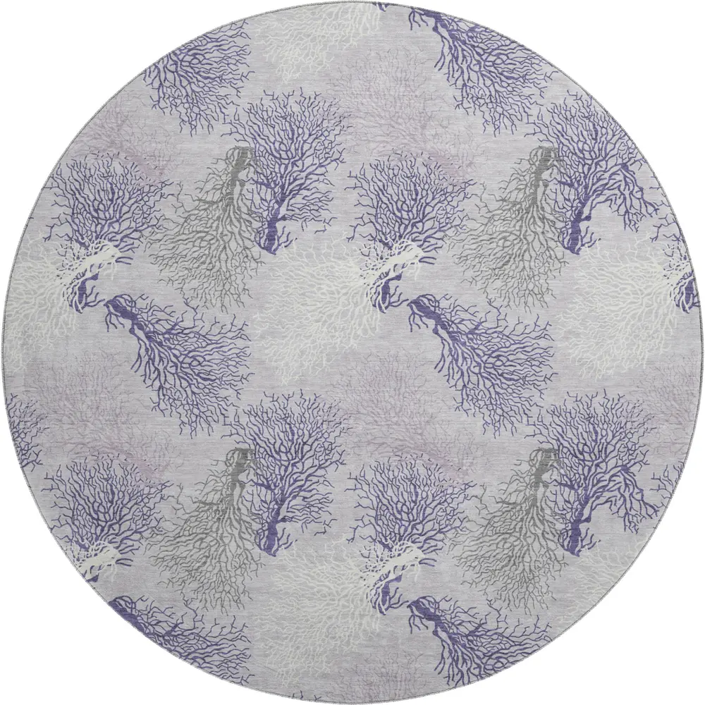 Mayfield AMF182 Purple 8' x 8' Rug