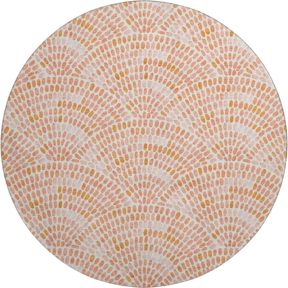 Mayfield AMF186 Peach 8' x 8' Rug