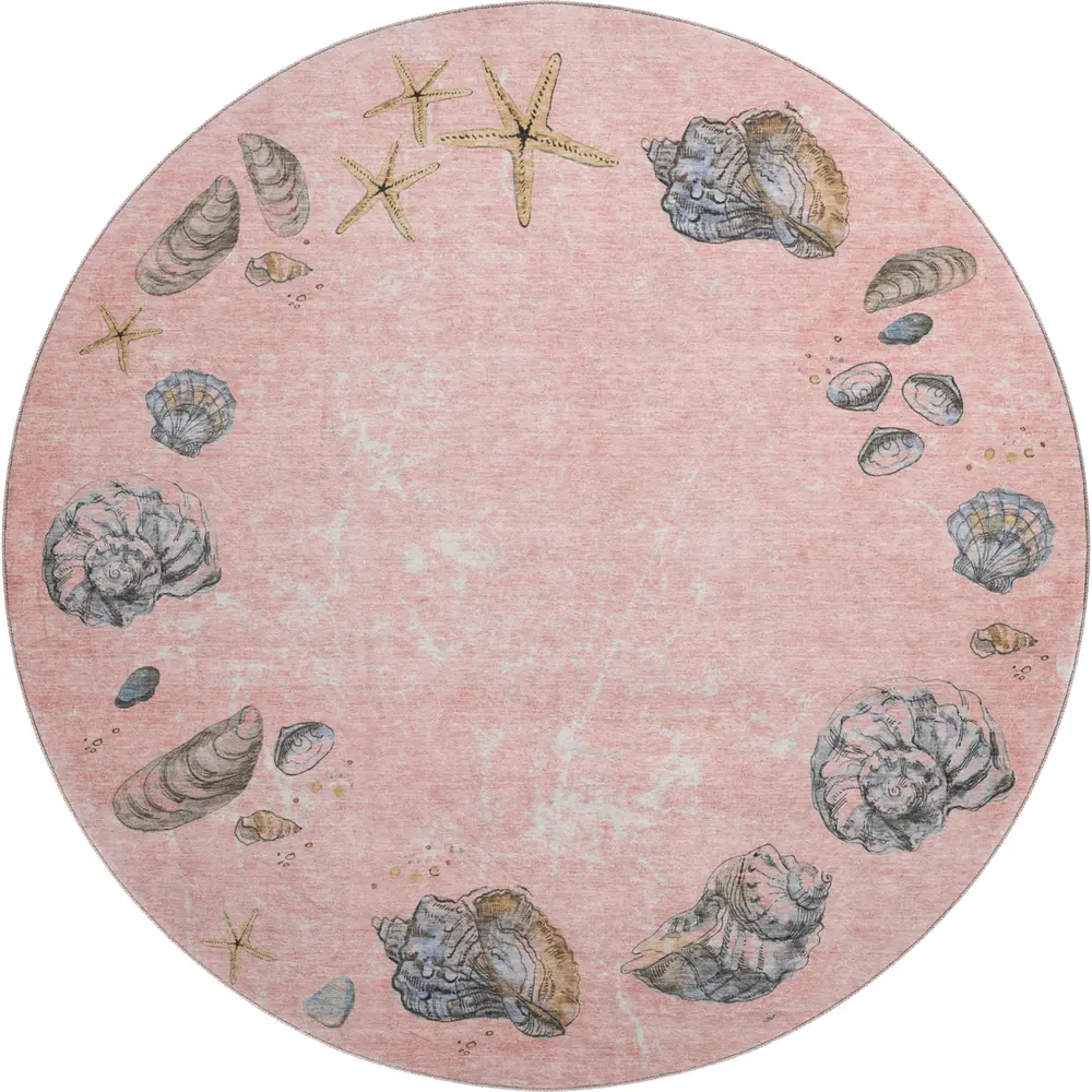 Mayfield AMF188 Peach 8' x 8' Rug