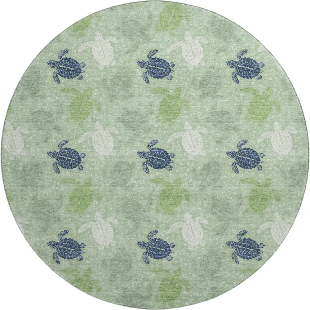 Mayfield AMF192 Green 8' x 8' Rug