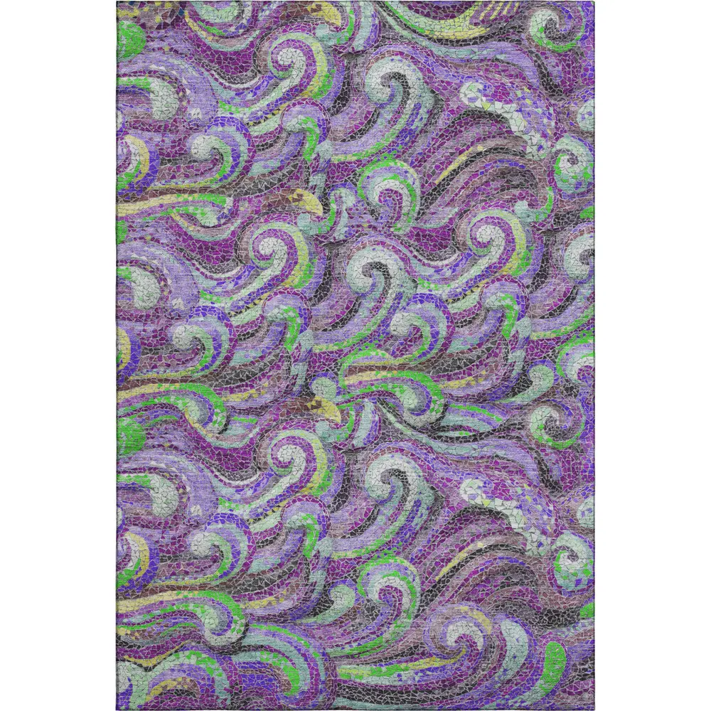 Mayfield AMF193 Purple 9' x 12' Rug