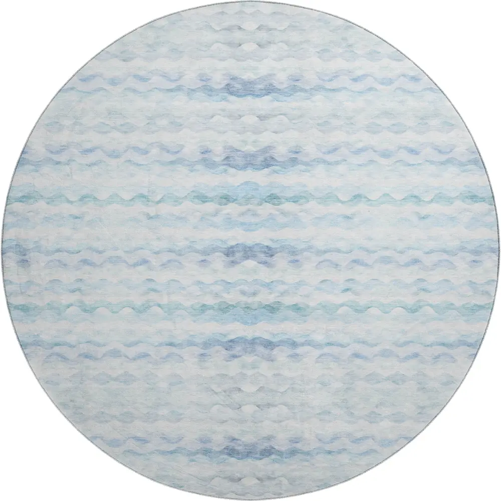 Mayfield AMF195 Blue 8' x 8' Rug