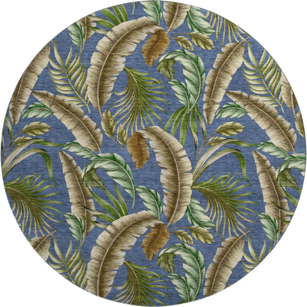 Mayfield AMF196 Blue 8' x 8' Rug