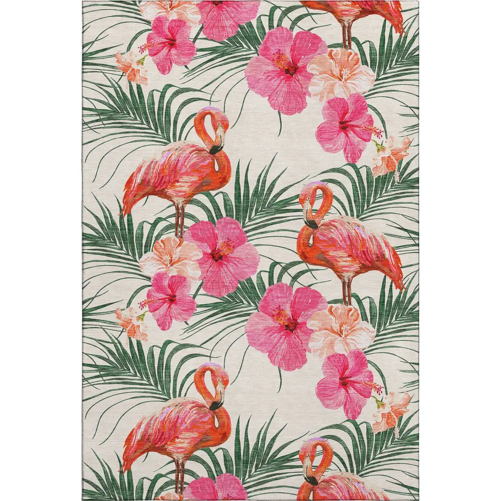 Mayfield AMF207 Pink 3' x 5' Rug