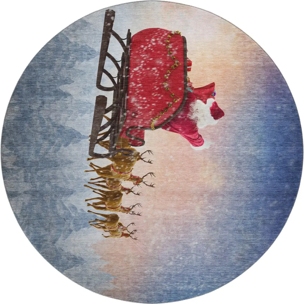 Mayfield AMF212 Blue 8' x 8' Rug