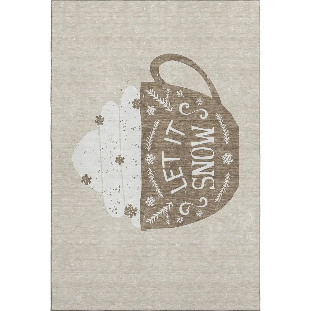 Mayfield AMF218 Latte 3' x 5' Rug