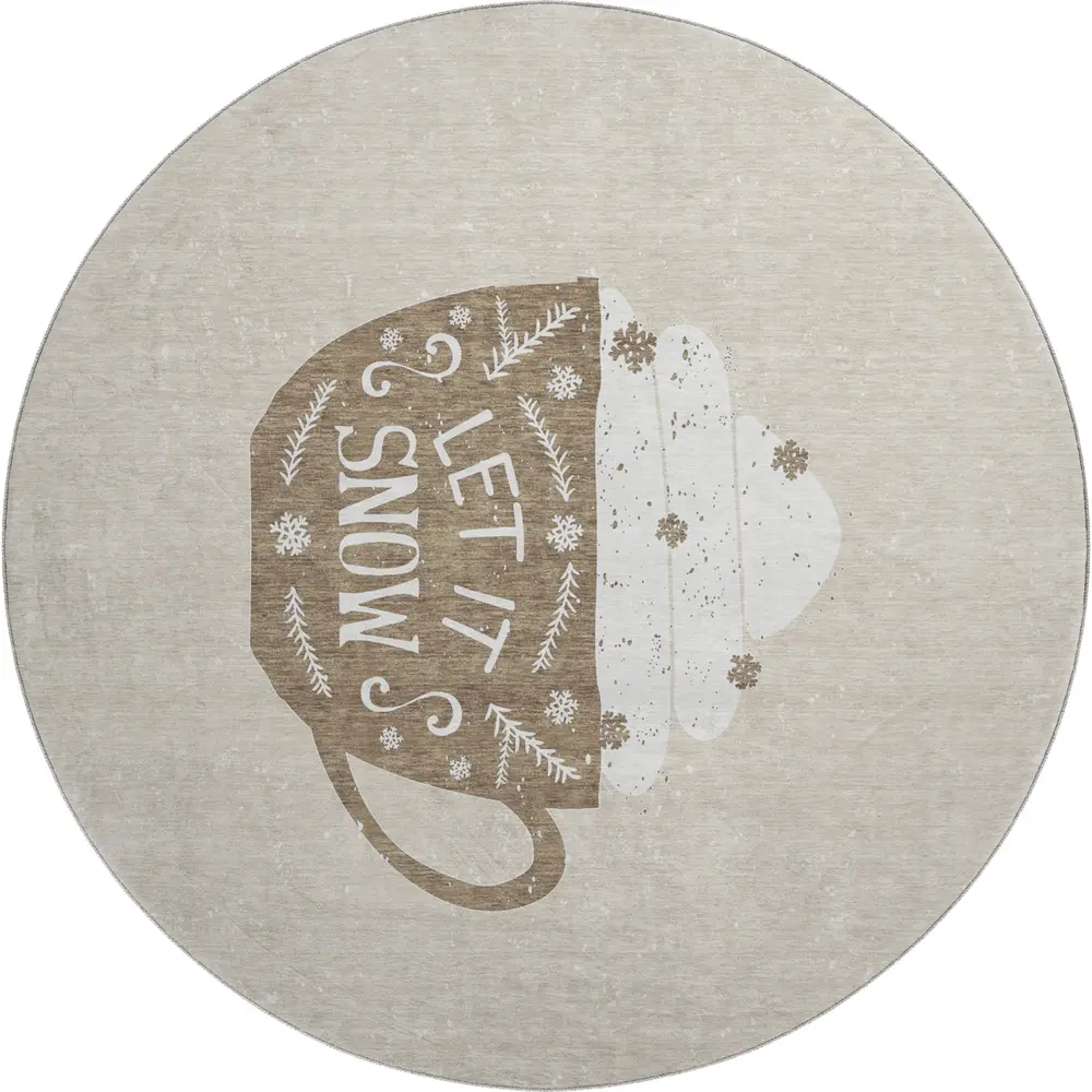 Mayfield AMF218 Latte 8' x 8' Rug