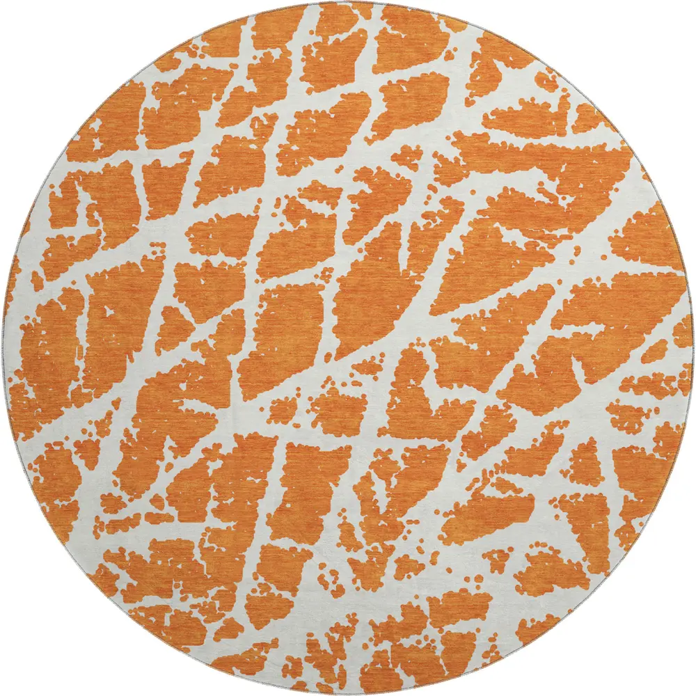 Mayfield AMF501 Orange 8' x 8' Rug